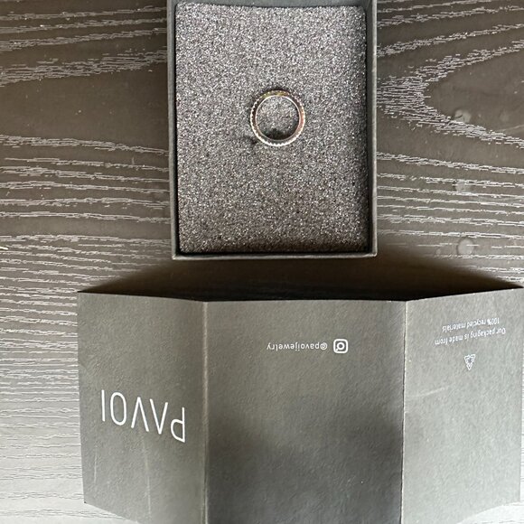 PAVOI SILVER RING - Picture 3 of 7